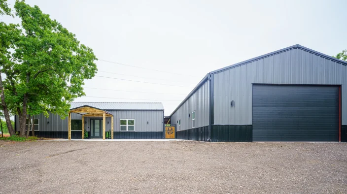 Blood residence, new barndominium 2400 sq. ft in oklahoma city metro area